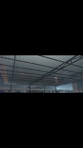 MS powder coating sheet shade structure design #welding #trending #viral #shorts #construction