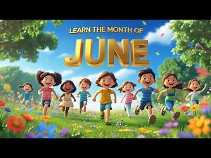 June Song for Kids | Learn the Months of the Year – Summer Fun Learning! | TheSmartyTreehouse