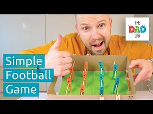How to Make a Cardboard Football Game for Children | Simple DIY Ideas