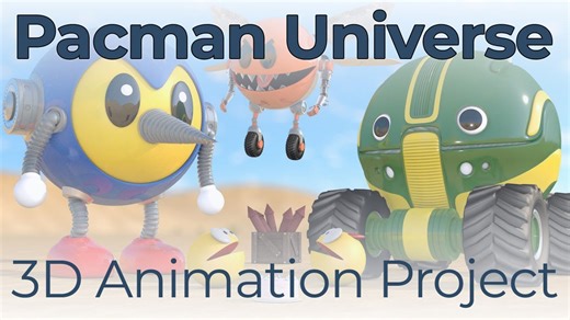 Pacman & Pinocchio Bot vs Tractor Robot & BuzzBot Fly Robot Pacman