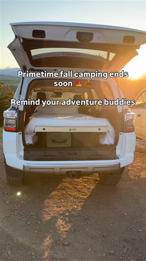 Hele Outdoors | Hele Box 🤝 Sunset in the Rockies Need a lightweight sleeping platform for car camping? Check out the Hele Box! - Fits most vehicles -... | Instagram