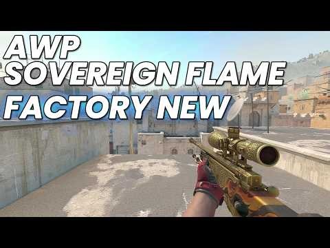 AWP Sovereign Flame | CS2 Skin Showcase