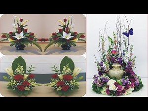 Create Stunning DIY Flower Urn Floral Arrangements || Seasonal Flower urn arrangements
