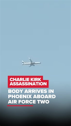 72K views · 1.9K reactions | JUST IN: Air Force Two has arrived in Phoenix carrying Charlie Kirk’s casket. Watch live coverage here. -> https://www.12news.com/watch?utm_medium=social&utm_source=facebook_12News | 12News | Facebook