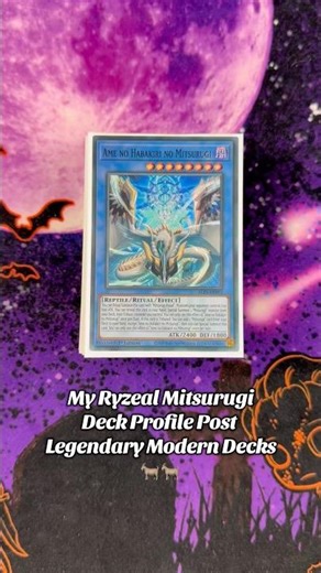 My Mitsurugi Ryzeal Yu-Gi-Oh! Deck Profile Post Legendary Modern Decks In 60 Seconds!🐐