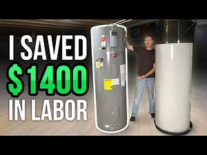 How to Install: Rheem ProTerra 80 Gallon Hybrid Water Heater - Full Installation, Start to Finish!
