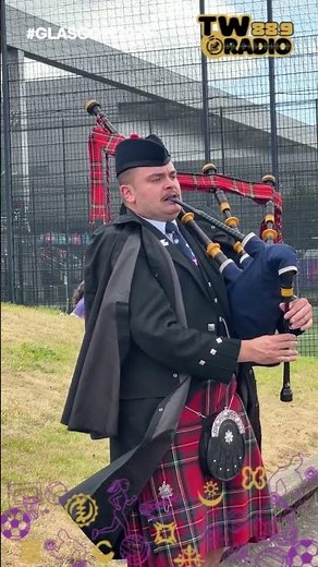 The Great Highland Bagpipe is a traditional Scottish woodwind instrument famous. #Glasgow2026