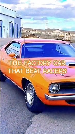 The Factory Car That Beat Race Teams — Plymouth HEMI ’Cuda #shorts #plymouth #hemicuda
