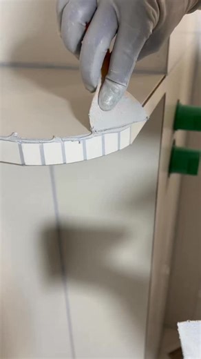 Septemberstore on Instagram: "Applying grout sealant on rounded tile corners — clean lines, smooth curves, perfect finish! Carefully sealing and shaping the grout along curved tile edges for a neat, waterproof, and professional look. Simple detailing, huge visual upgrade — extremely satisfying result 🧱✨ ALL PRODUCTS IN VIDEO DESCRIPTION — check bio 🤝 #tilework #groutsealing #tilerepair #constructionwork #satisfying #homeimprovement #workshoplife #finishingtouch"