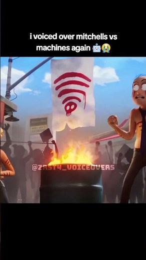 I voiced over the mitchells vs the machines #zrst4voiceovers #memes #funny #meme #shorts