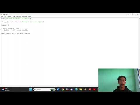 Membuat program minimarket sederhana menggunakan aplikasi pyhton