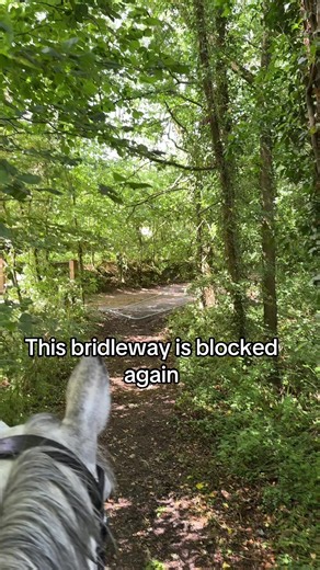 Bridleway Blocked Again: Vehicle and Metal Gate Obstruct Access