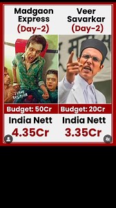 Madgaon Express VS Veer Savarkar movie comparison box office collection #viral #trending #shorts | Shree Durga Review