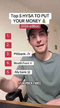 Top 5 High‑Yield Savings Accounts in 2026 (Earn Up to 5% Interest!)