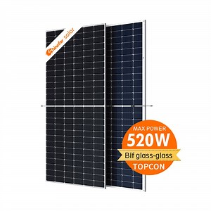[Hot Item] EU Market Bif Double Galss Solar Panel Half Cell 520W Photovoltaic Soalr Module for Solar Energy
