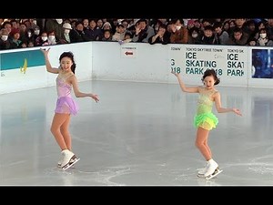 本田姉妹、華麗な演技を披露＝スカイツリータウン