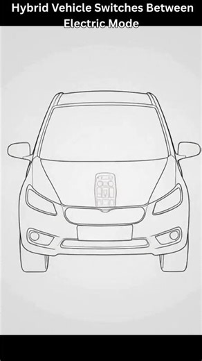 How Hybrid Cars Actually Switch Between Electric and Gas #shorts #hybrid #engineering