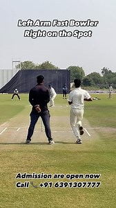 42K views · 1.4K reactions | Open net practice. Left arm fast bowler. Right on the spot  Follow @sportsgalaxyindia Admission are open now Call  +91 6391-307777 #cricket #cricketer #cricketlover #cricketlovers #cricketfans #cricketfever #cricketlife #cricketmatch #cricketworld #cricketvideos #cricketmerijaan #cricketindia #cricketlove #cricketreels #lovecricket | Sports Galaxy India | Facebook