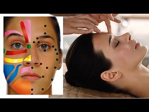 FACE REFLEXOLOGY ASMR | Relaxing Face Massage with Music | 11 Reflex zones on Real Person
