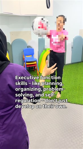 Executive function skills – like planning, organizing, problem-solving, and self-regulation – don’t just develop on their own. They are built step by step through a foundation of other skills, including: ✅ Motor planning & coordination – learning how to move with purpose ✅ Attention & focus – staying on task without getting distracted ✅ Working memory – remembering instructions and applying them ✅ Emotional regulation – managing big feelings in the moment ✅ Flexibility – adapting when routines o