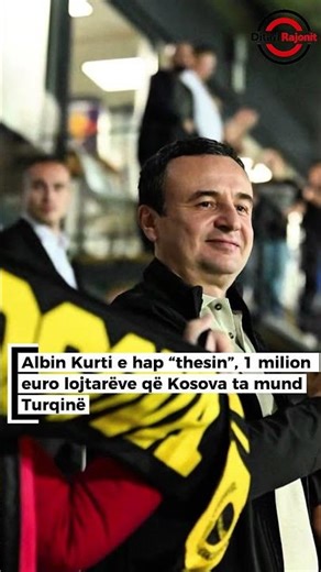 Albin Kurti e hap “thesin”, 1 milion euro lojtarëve, që Kosova ta mundë Turqinë