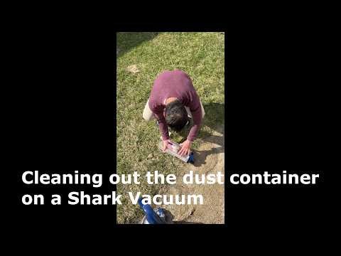 Cleaning Out The Dust Canister on a Shark Vacuum NV105 26