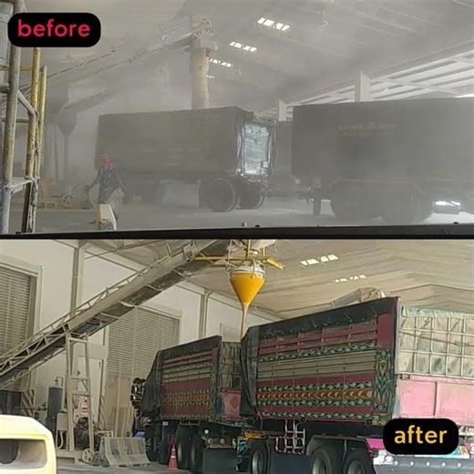 DSH Systems loading soybean before and after