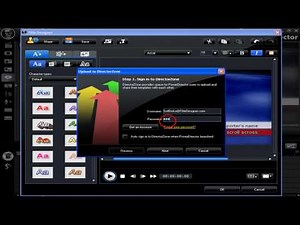 CyberLink PowerDirector 8 - Upload Sharing to DirectorZone
