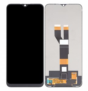 LCD with Touch Screen for Realme C11 2021 - White (display glass combo folder)