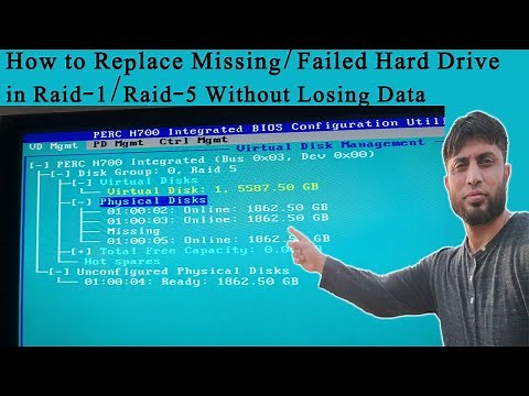 How to Replace Missing/Failed Hard Drive in Raid-1/Raid-5 Without Losing Data