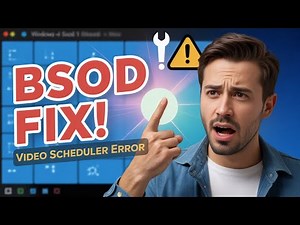 Fix “Video Scheduler Internal Error” Stop Code in Windows 11 – Step-by-Step Guide!