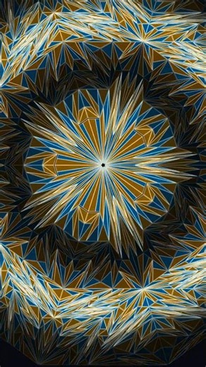 Hypnotic Geometry: Pulsing Penrose Triangles 🌊📐