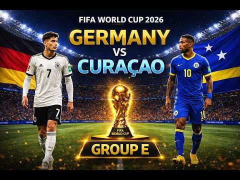 LIVE: Germany vs Curacao | FIFA World Cup Group E | Kai Havertz | Florian Wirtz | Houston Stadium
