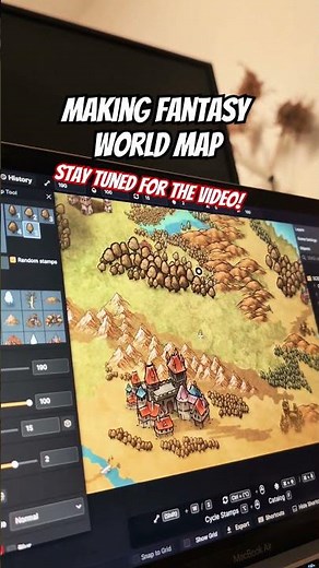 Making a high fantasy world map with Inkarnate.. video soon! #dnd