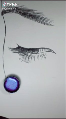 Eyeshadow 💙💙💙 #art #artwork #artist #paint #painting #draw #drawing #satisfying #viral #wow #myart