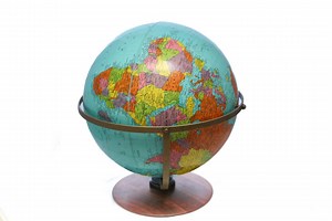 Vintage Large Replogle World Classic Series Globe 16-inch Brass Double Axis Rosewood Base From 1970s-1980s With USSR, Yugoslavia - Etsy Australia