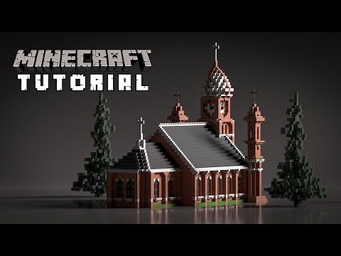 Minecraft Tutorial | How to build a Church | Cathedral
