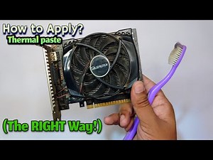 How to Apply Thermal Paste on a GPU (The RIGHT Way!)