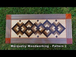 Marquetry Woodworking - Pattern 2