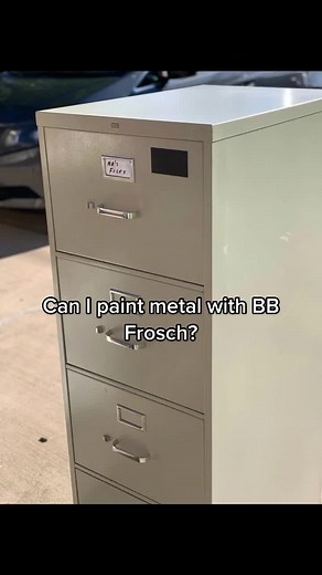Can You Paint Metal with BB Frösch? DIY Tutorial and Furniture Flip Before and After
