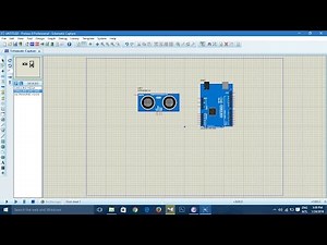 how to add ultrasonic Sensor library in Protues