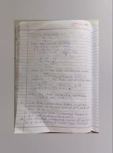 Class 10th Math Part 2 Chapter 3. Arithmetic Progression Practice Set 3.3