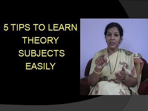 HOW TO STUDY THEORY SUBJECTS