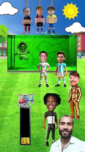 Who can sing better for Salva🔊🤔? - Ishowspeed🐶, Messi👽, Ronaldo🐑