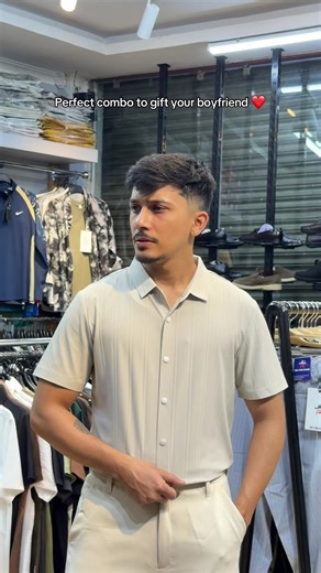 Rubber stretchable shirt and formal pant combo #suभ_clothing #menswear #mensclothingstore #pokhara #fyp