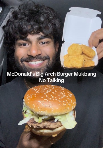 McDonald’s Big Arch Burger Mukbang Review
