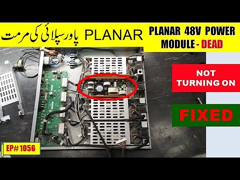 {1056} Planar 48V 25A Power Supply Repair || No Output - Fixed | Fuse & Capacitor Replaced