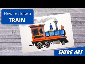 How to DRAW a TRAIN