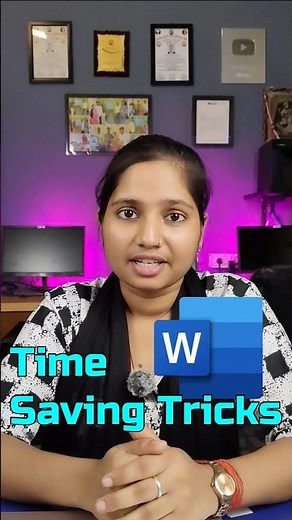 🔥😎 MS Word Time Saving Tricks 💥MS Word Tips and Tricks #shorts #ytshorts #msword #computer
