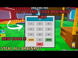 STEAL ALL BRAINROTS MAP FORTNITE CREATIVE How to find NEW SECRET CODE Brainrot god by stanni secret